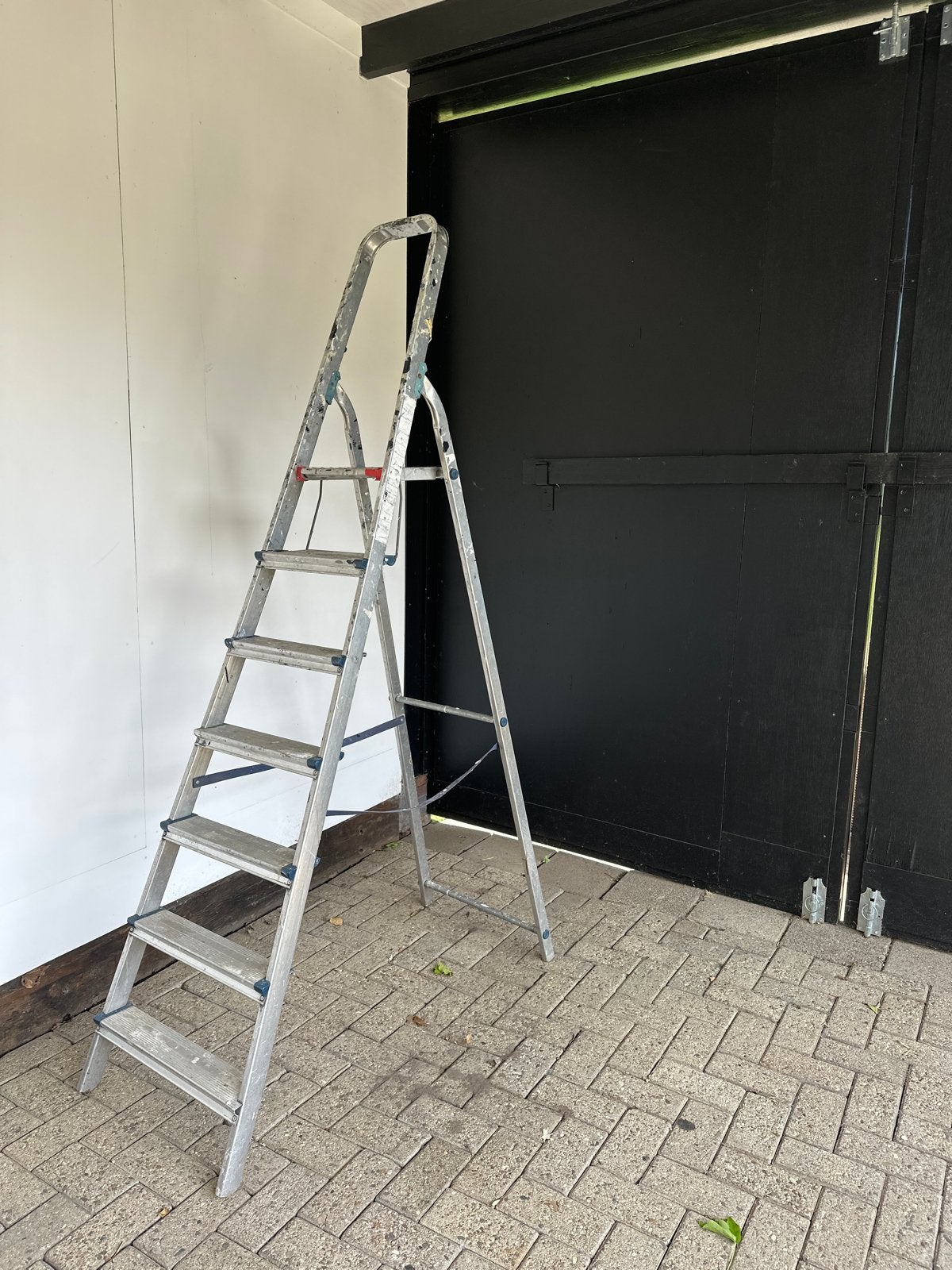 aluminium trap -, Doe-het-zelf en Verbouw, Ladders en Trappen, Ophalen, Gebruikt, Trap, Minder dan 2 meter
