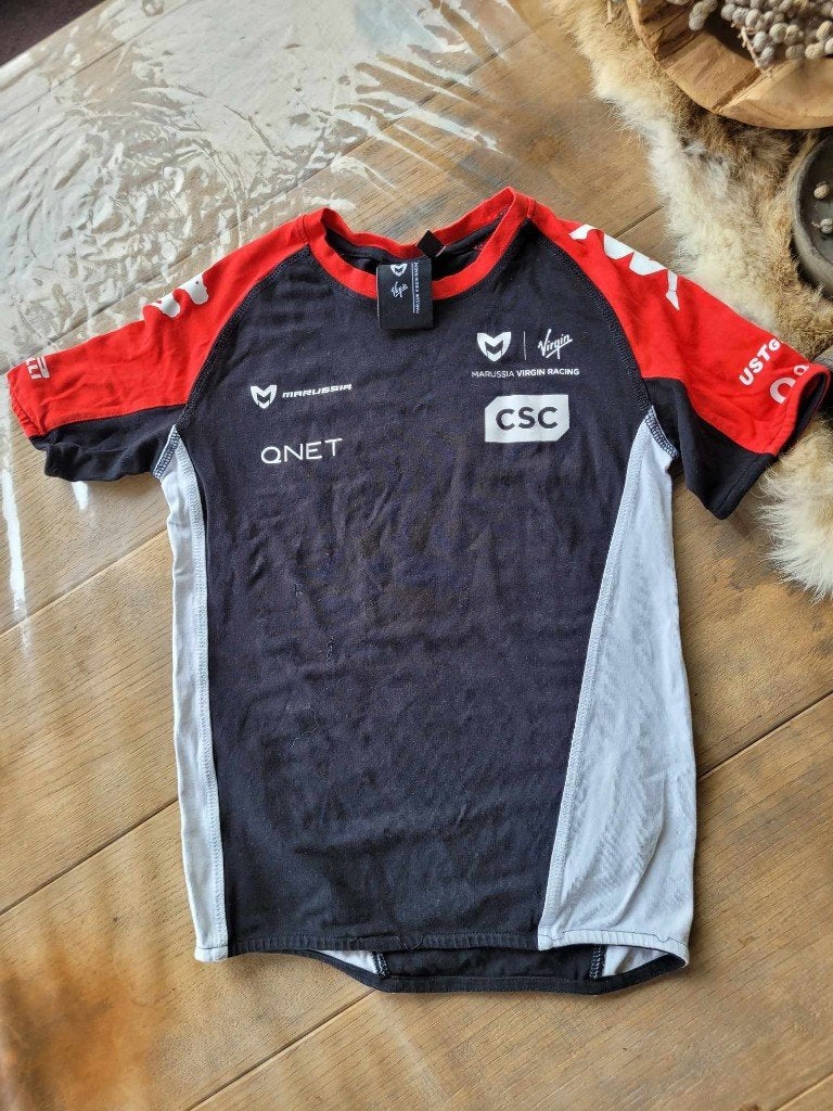Marussia Virgin Racing Shirt (Maat 92), Gebruikt, Jongen of Meisje, Kappa, Ophalen of Verzenden