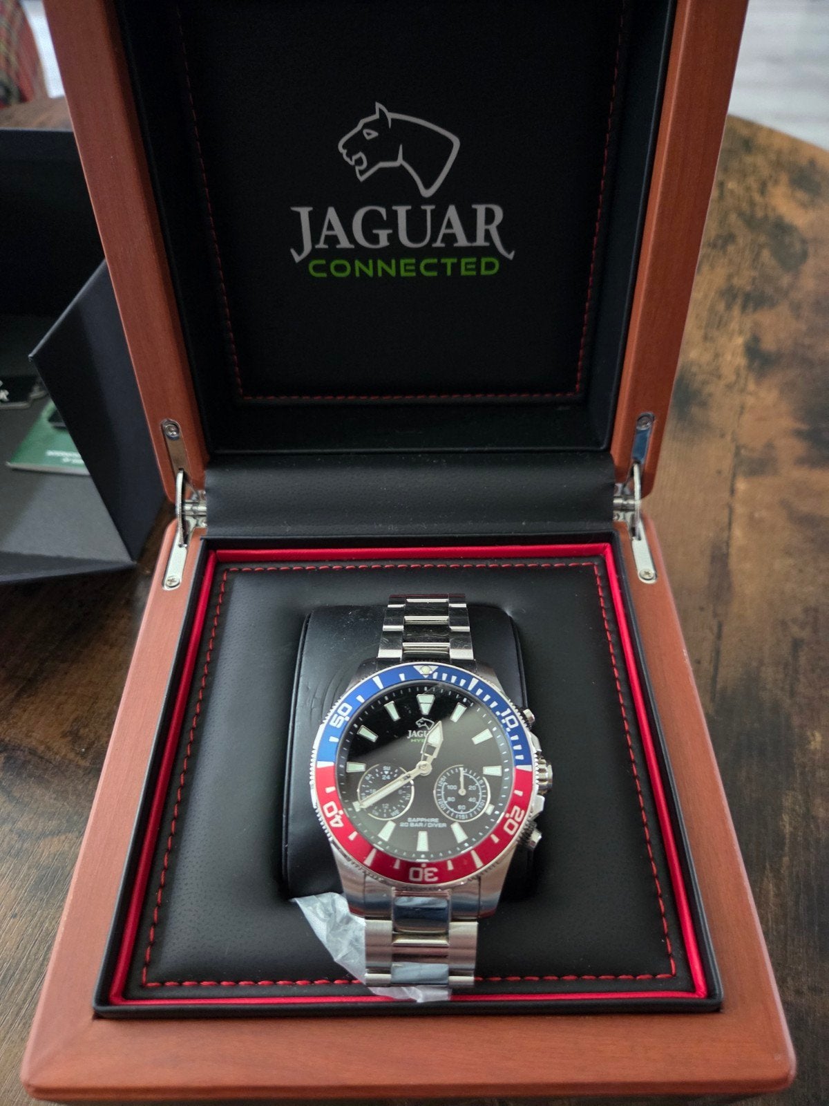 Horloge heren Jaguar J888/4, Staal, Staal, Polshorloge, Zo goed als nieuw
