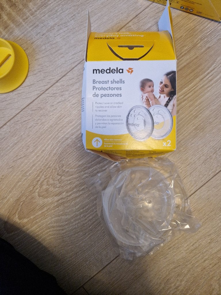 Medela breast shells protectores, Ophalen of Verzenden, Nieuw, Borstkolf, Medela