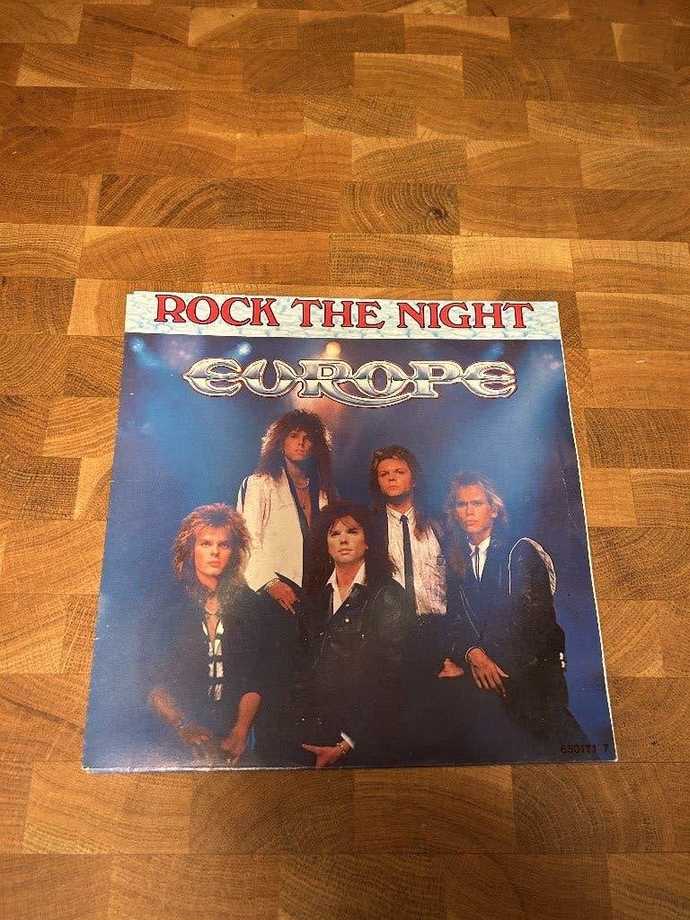Europe Rock the night single, Ophalen of Verzenden, Gebruikt, Pop