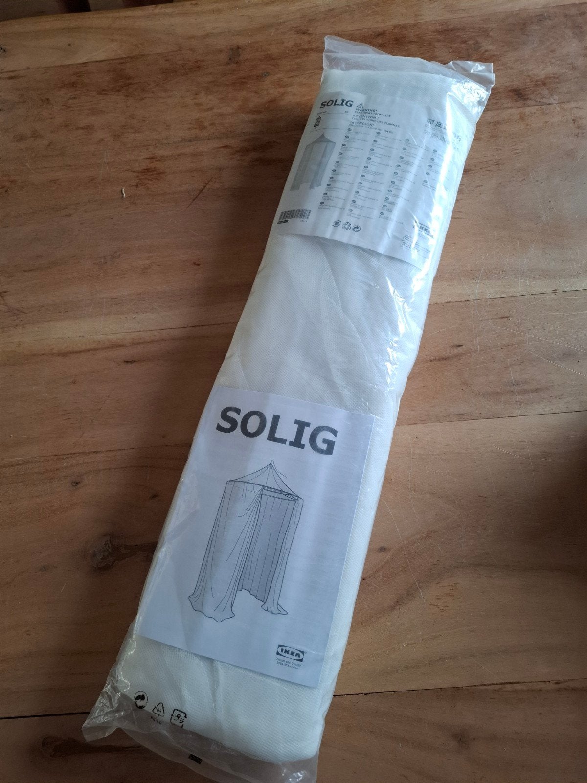 IKEA SOLIG Klamboe - Nieuw in verpakking, Wit, Overige typen, Nieuw, Ophalen of Verzenden