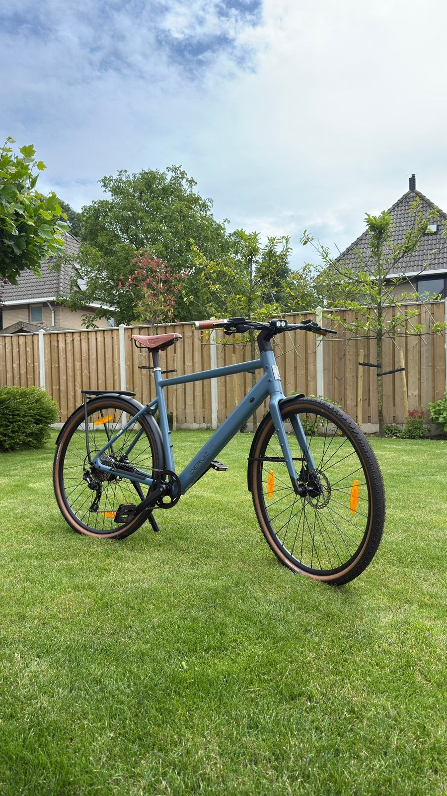 Elektrische Stadsfiets  - Deruiz Turmali, Fietsen en Brommers, Elektrische fietsen, Zo goed als nieuw, 50 km per accu of meer