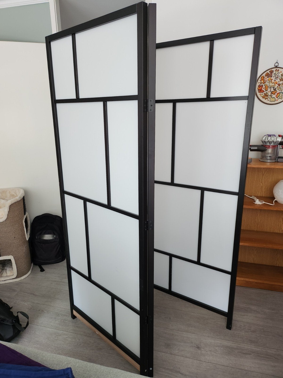 IKEA kamerscherm, Ophalen, Gebruikt