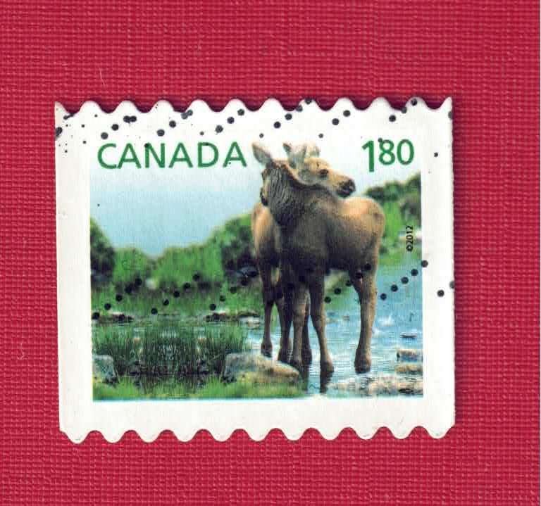 Canada - cat.nr. 2790 (Fauna) - Elanden (jr.'12) - gebr, Ophalen of Verzenden, Gestempeld, Noord-Amerika