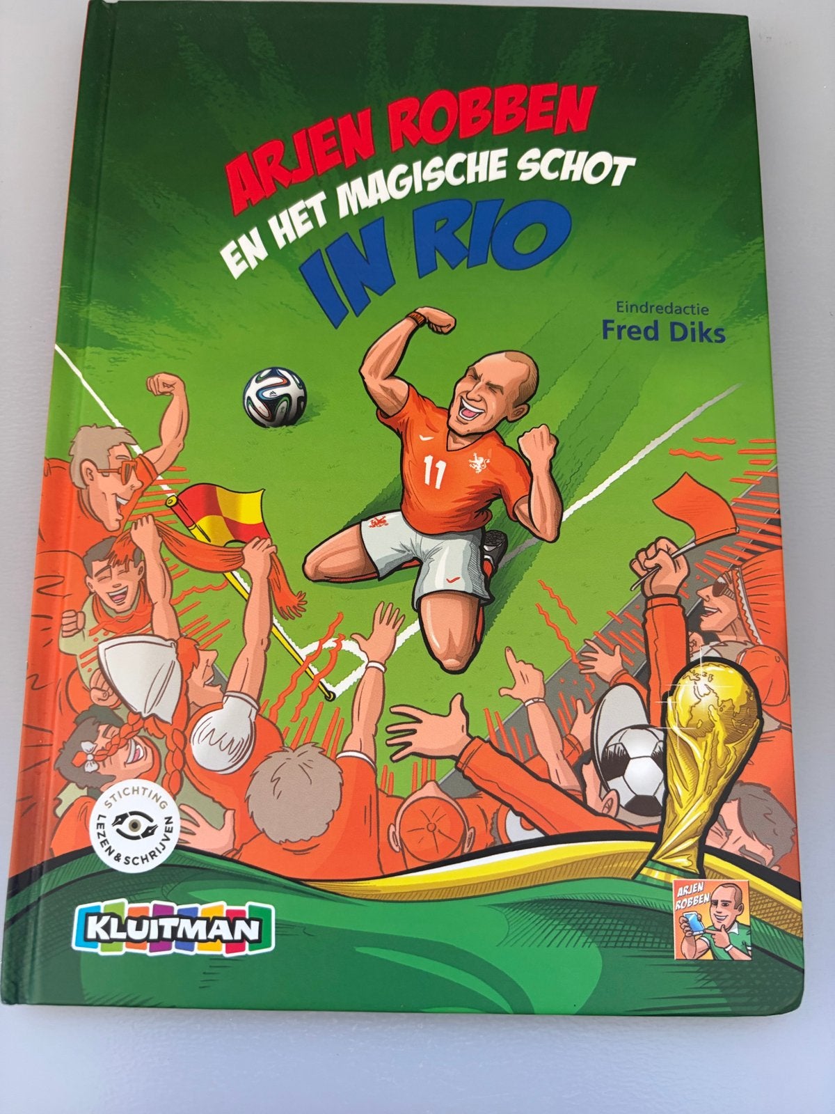 Arjen Robben en het magische schot in Rio deel 2- Fred Diks, Boeken, Ophalen of Verzenden, Zo goed als nieuw, Fictie algemeen