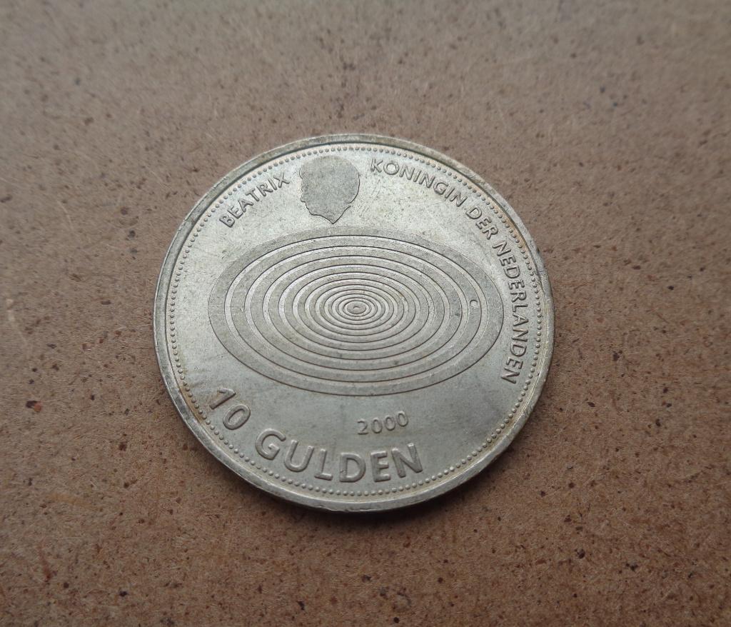 zilveren 10 gulden  1999/2000 eeuwmunt [102], Verzenden, Koningin Beatrix, Zilver, Losse munt