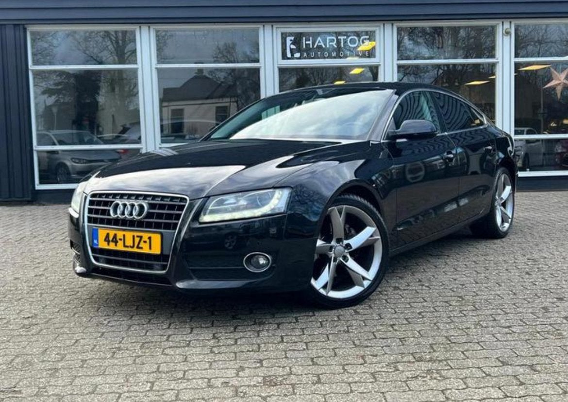 Audi A5 2.0 Tfsi  Sportback automaat, Euro 5, Stof, Bluetooth, Zwart
