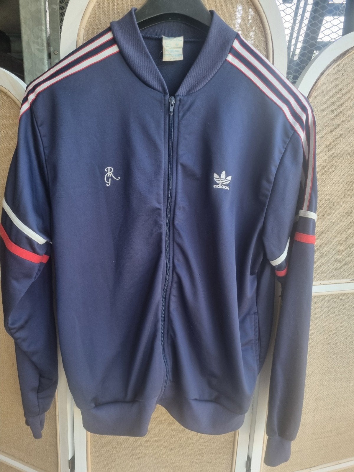 Adidas vintage. Ruud Gullit line jack. PSV. 1985., Blauw, Maat 56/58 (XL), Ophalen of Verzenden, Zo goed als nieuw
