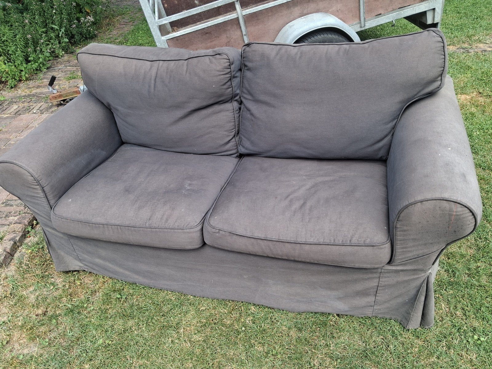IKEA Ektorp 2,5-zitsbank met wasbare hoezen, Ophalen, Gebruikt, 150 tot 200 cm, Tweepersoons