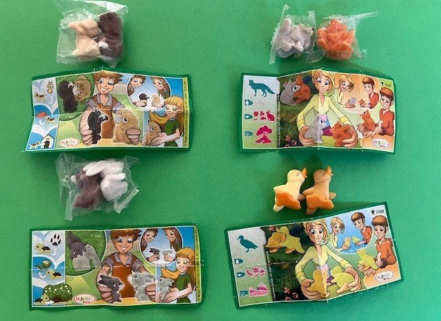 Setje kindersurprise Natoons jonge dieren, Verzamelen, Verrassingseieren, Ophalen of Verzenden, Zo goed als nieuw, Overige typen