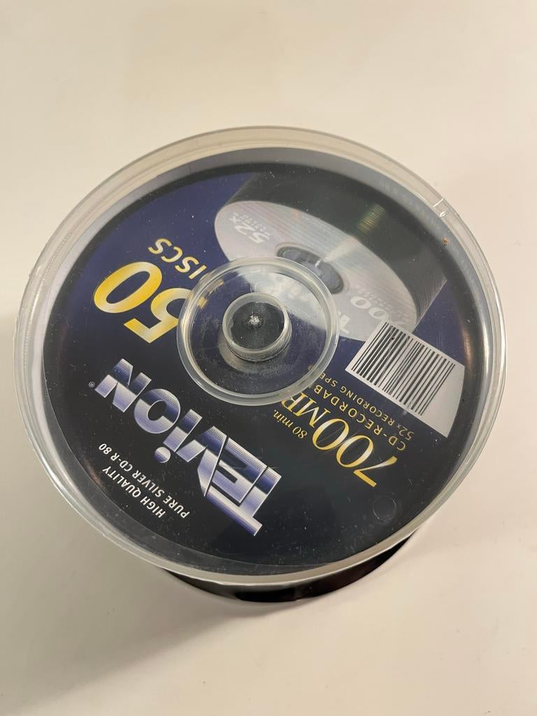 Lexion CD-R 80 min 700MB 52x - 50 stuks op spindel, Ophalen of Verzenden, Nieuw, Cd, Op spindel