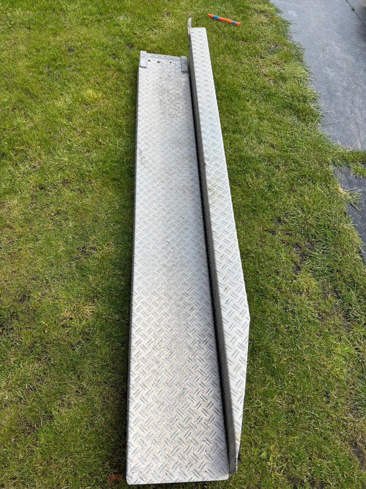 Aluminium Oprijplaten 250x34x10cm - Set van 2, Ophalen