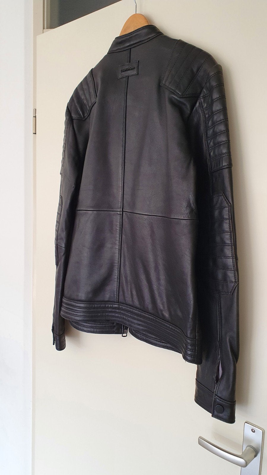 Stijlvolle nieuwe leren jas. Calvin Klein., Zwart, Nieuw, Ophalen of Verzenden, Calvin Klein