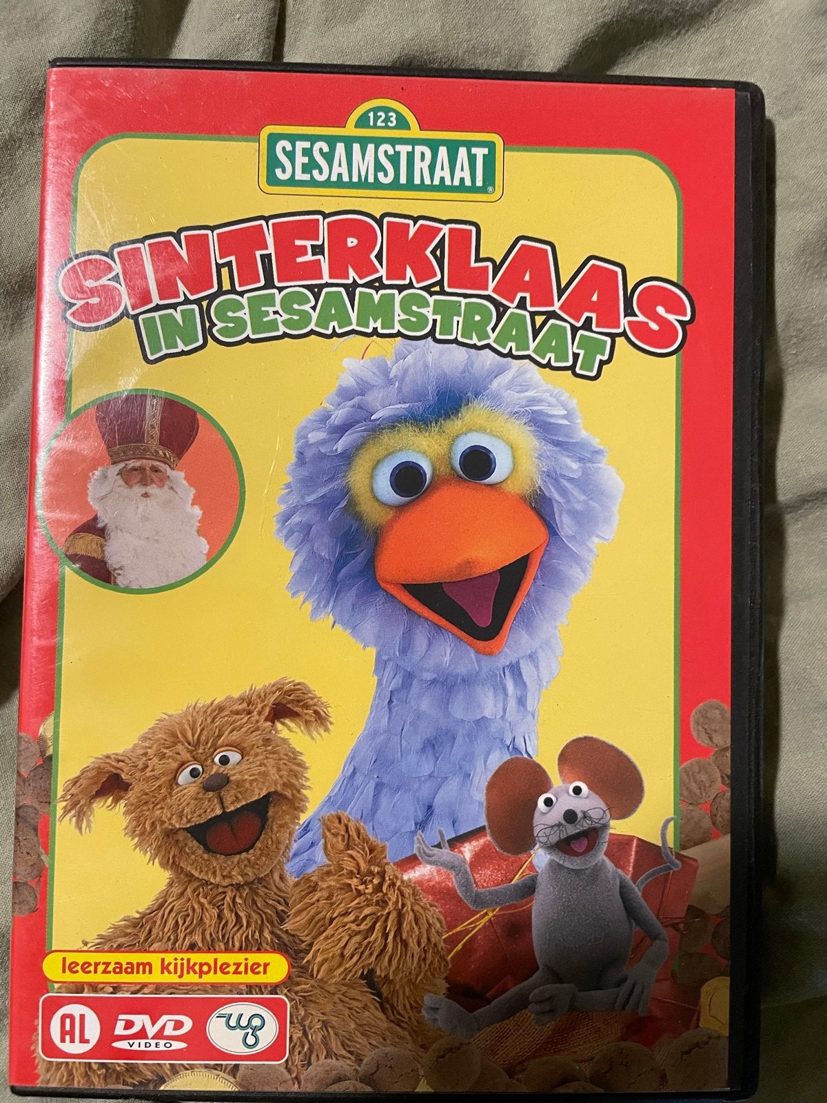 Sinterklaas in Sesamstraat DVD - Leerzaam kijkplezier, Cd's en Dvd's, Gebruikt, Alle leeftijden, Sinterklaas, Film