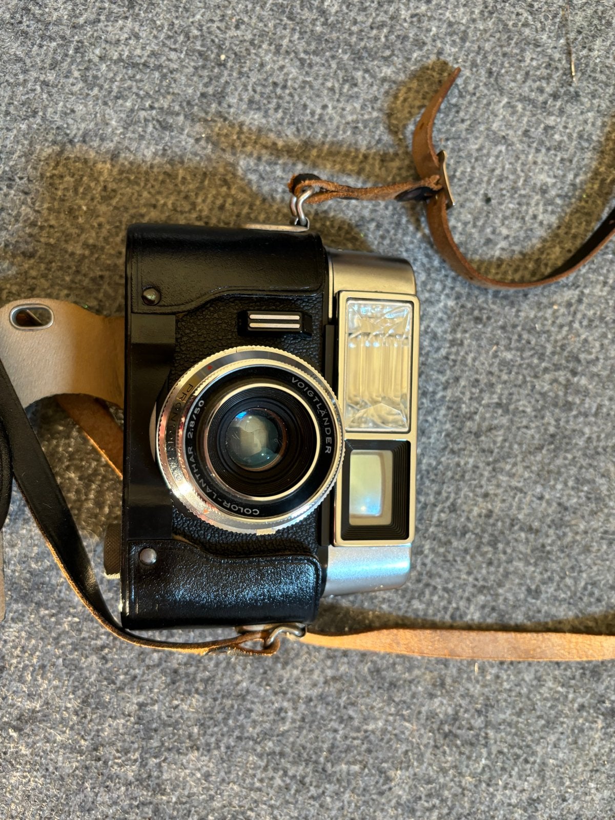 Vintage Voigtländer Color-Lanthar Prontor camera, Ophalen of Verzenden, Gebruikt, Compact, Overige Merken