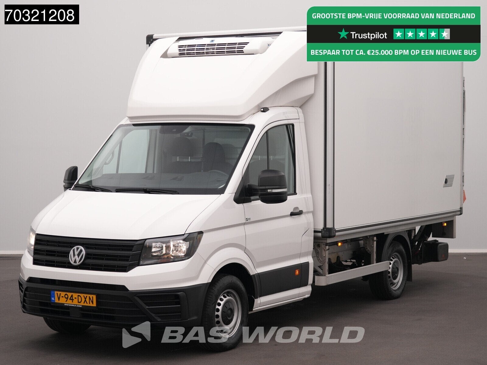 Volkswagen Crafter 140pk Laadklep Zijdeur Koelwagen Thermo K, Auto's, Bestelauto's, Stof, Gebruikt, Euro 6, 4 cilinders