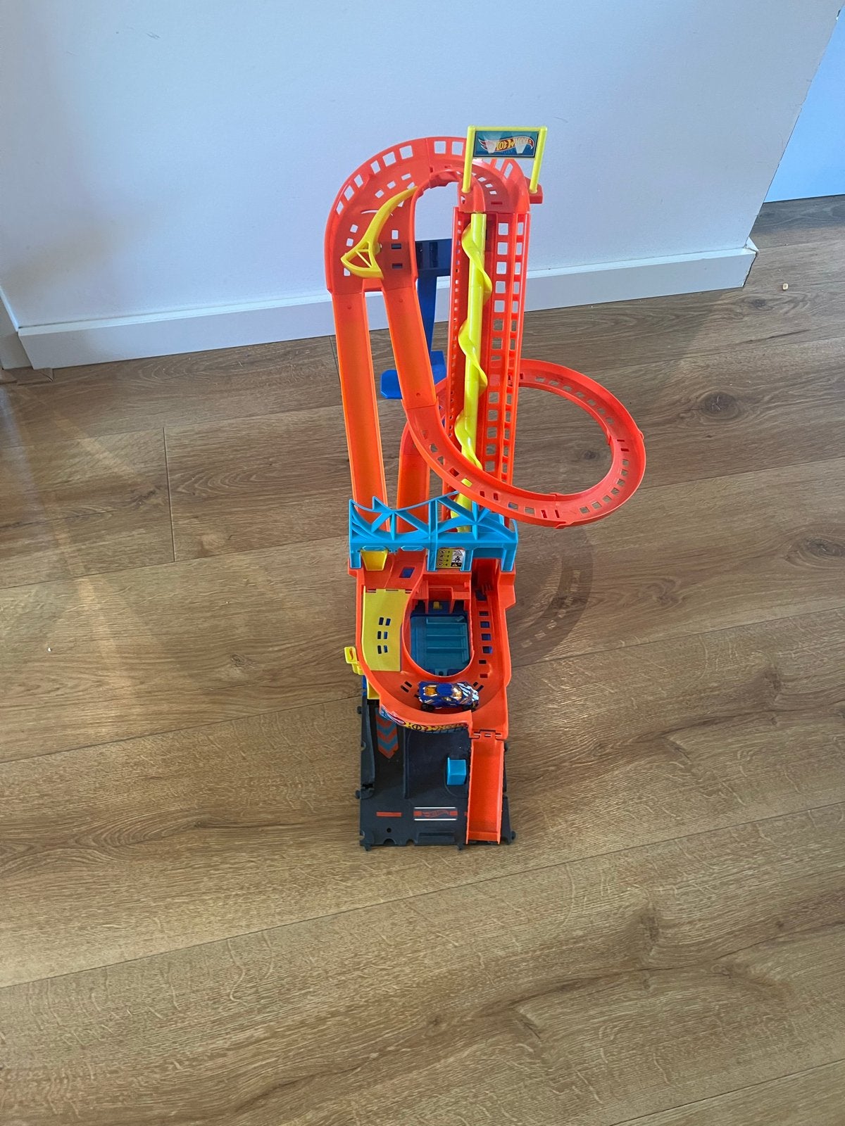 Hot Wheels City Racebaan Roller Coaster Rally, Kinderen en Baby's, Ophalen, Gebruikt