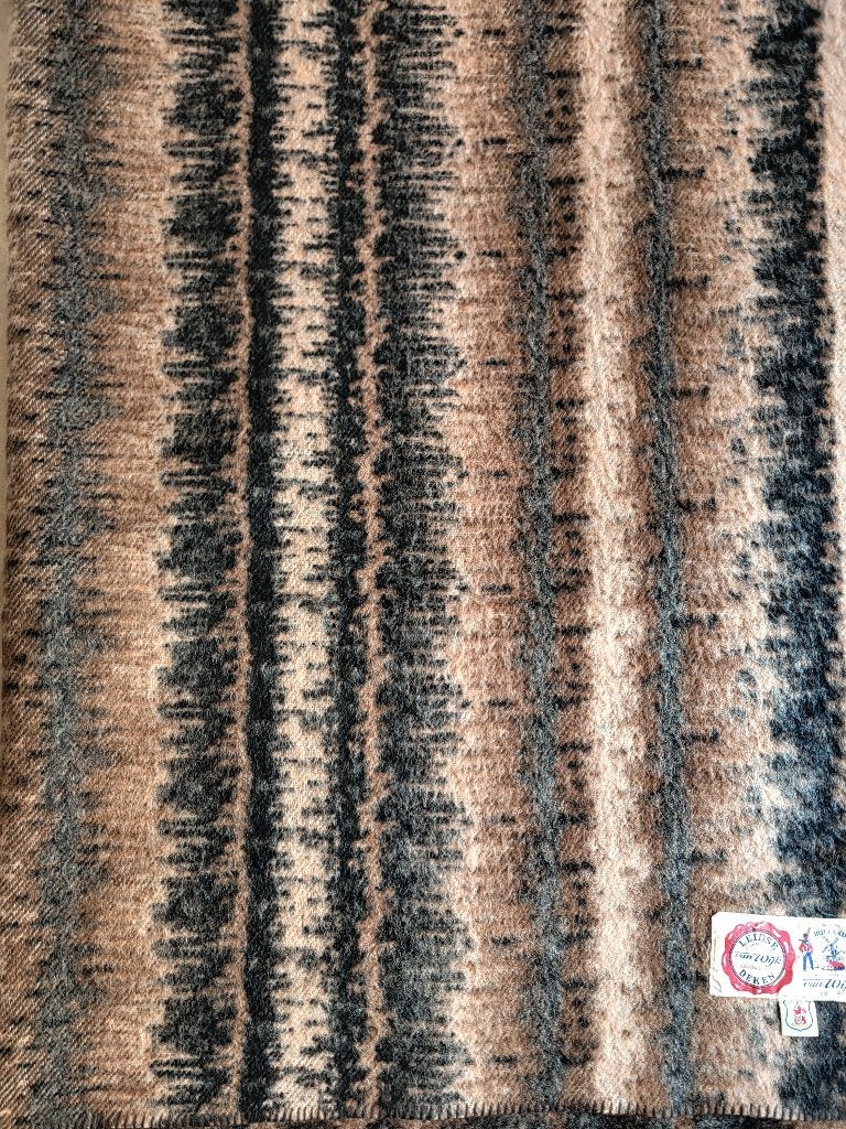 wollen deken, Gebruikt, Eenpersoons, Blauw, Ademend