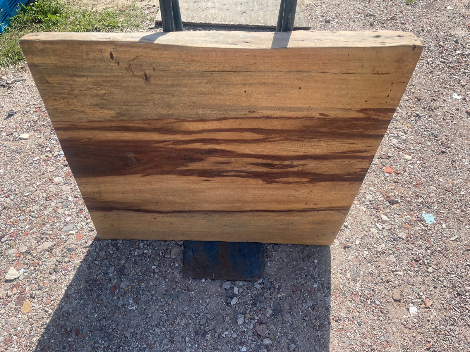 Suar houten blad voor salontafel 71x80x9cm, Ophalen, Zo goed als nieuw, Rechthoekig, 50 tot 100 cm