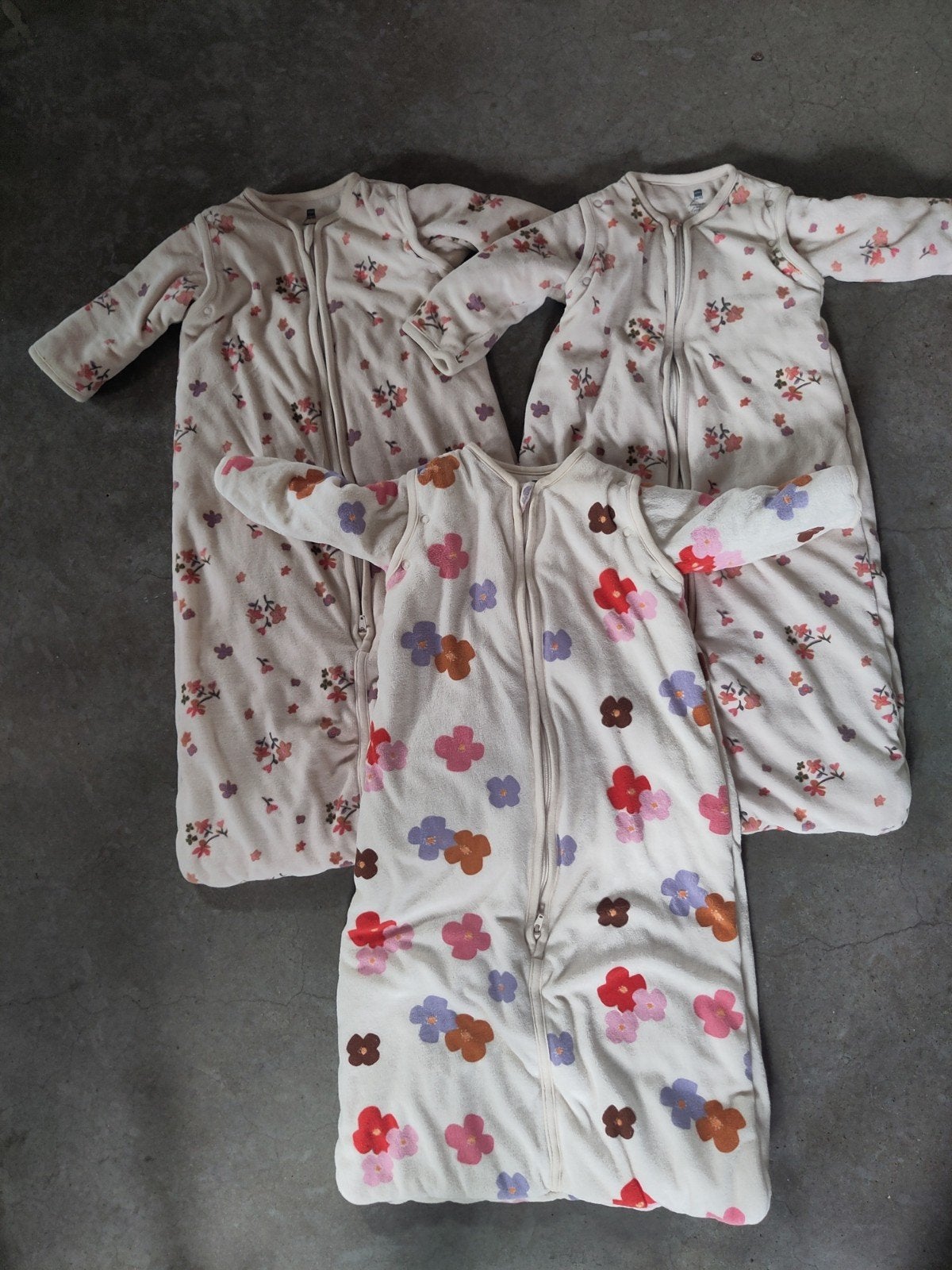 Hema slaapzakken met bloemenprint, 3.0 Tog maat 68/80, Ophalen of Verzenden, Gebruikt, 70 tot 85 cm, Slaapzak
