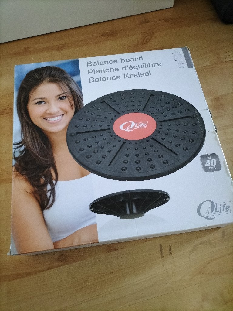Q4life balance board, Sport en Fitness, Ophalen, Zo goed als nieuw, Benen, Balansbord