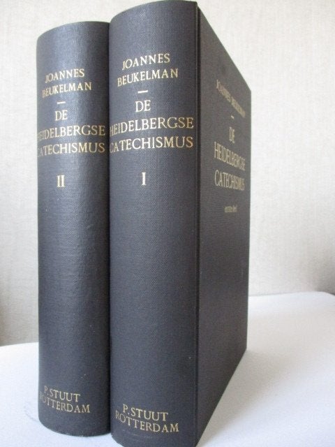 Joannes Beukelman: De Heidelberge Catechismus (2 delen)., Gelezen, Christendom | Protestants, Ophalen of Verzenden, Joannes Beukelman