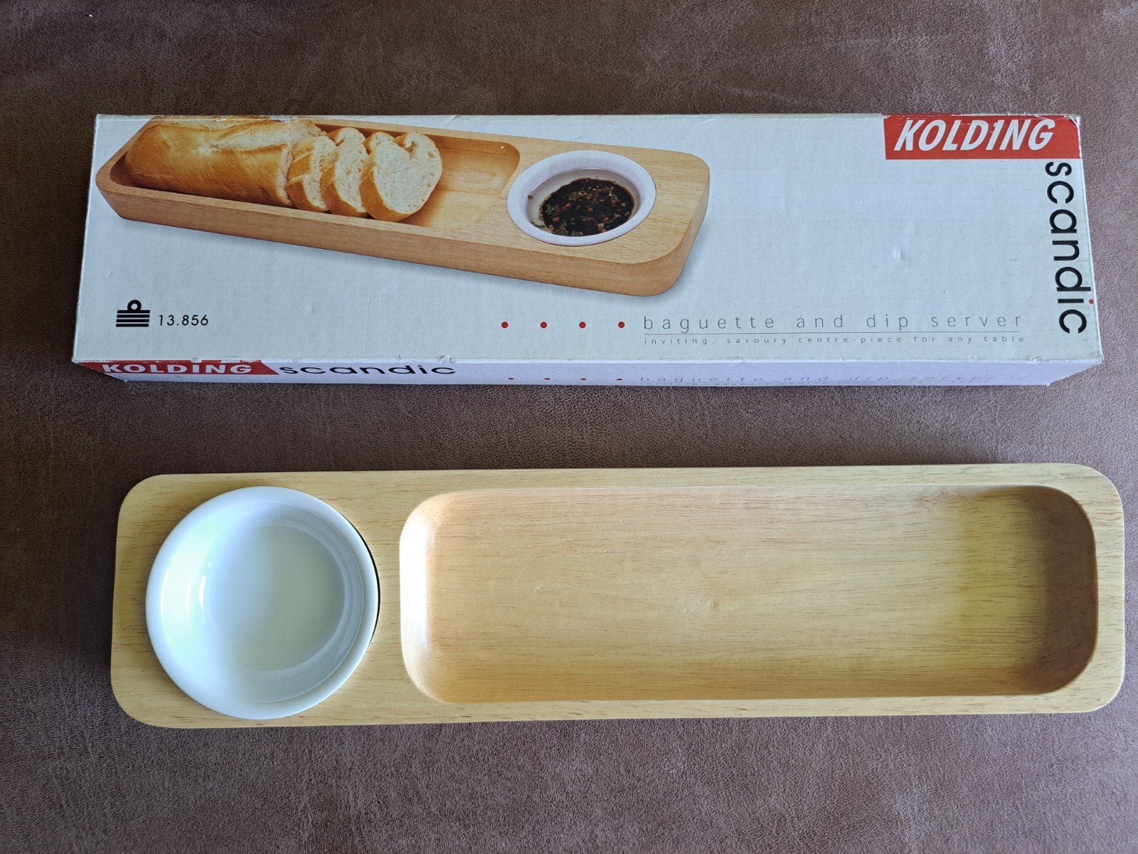 NIEUW !! Kolding baguette en dip server borrelplank, Huis en Inrichting, Keuken | Servies, Overige merken, Nieuw, Ophalen of Verzenden