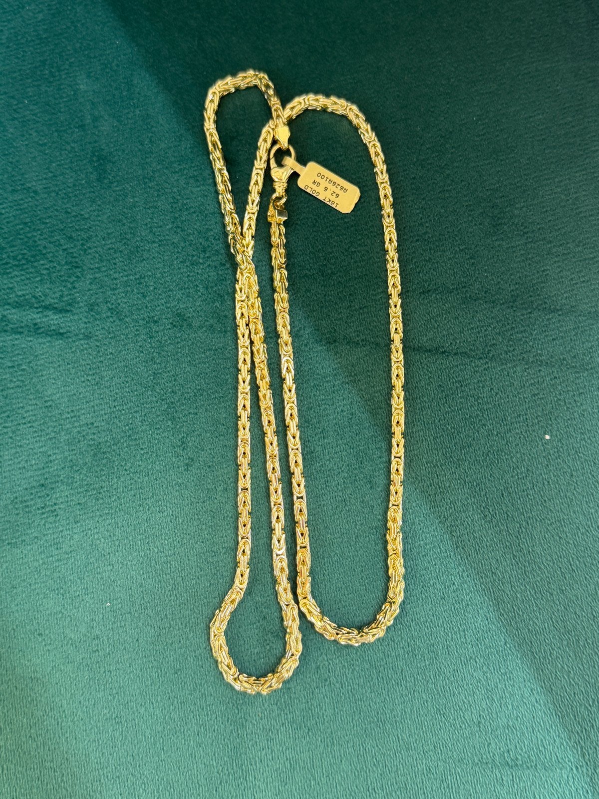 18KT Goud - 62.6 Gram - Ketting - KONING, Ophalen, Nieuw, Goud