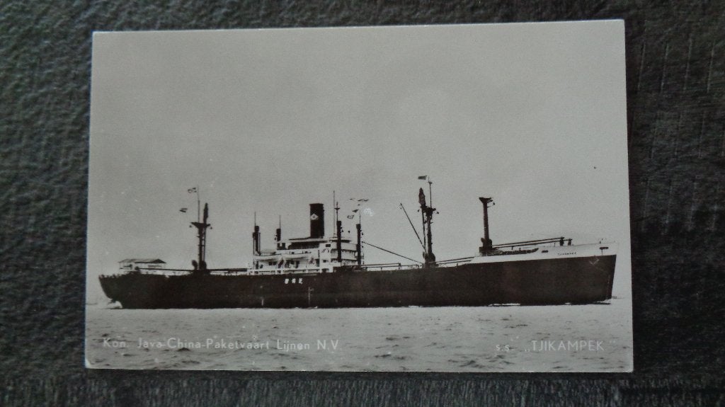 s.s. Tjikampek, Verzenden, Zo goed als nieuw, Motorboot, Kaart, Foto of Prent