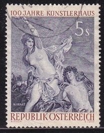 2947 - Oostenrijk michel 1090 gestempeld , Triomf van Ariadn, Verzenden, Gestempeld