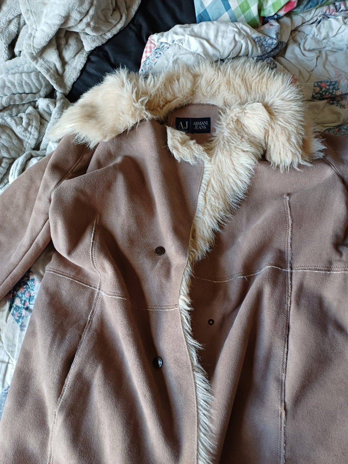 beige armani jeans jas, Maat 38/40 (M), Beige, Nieuw, Ophalen of Verzenden