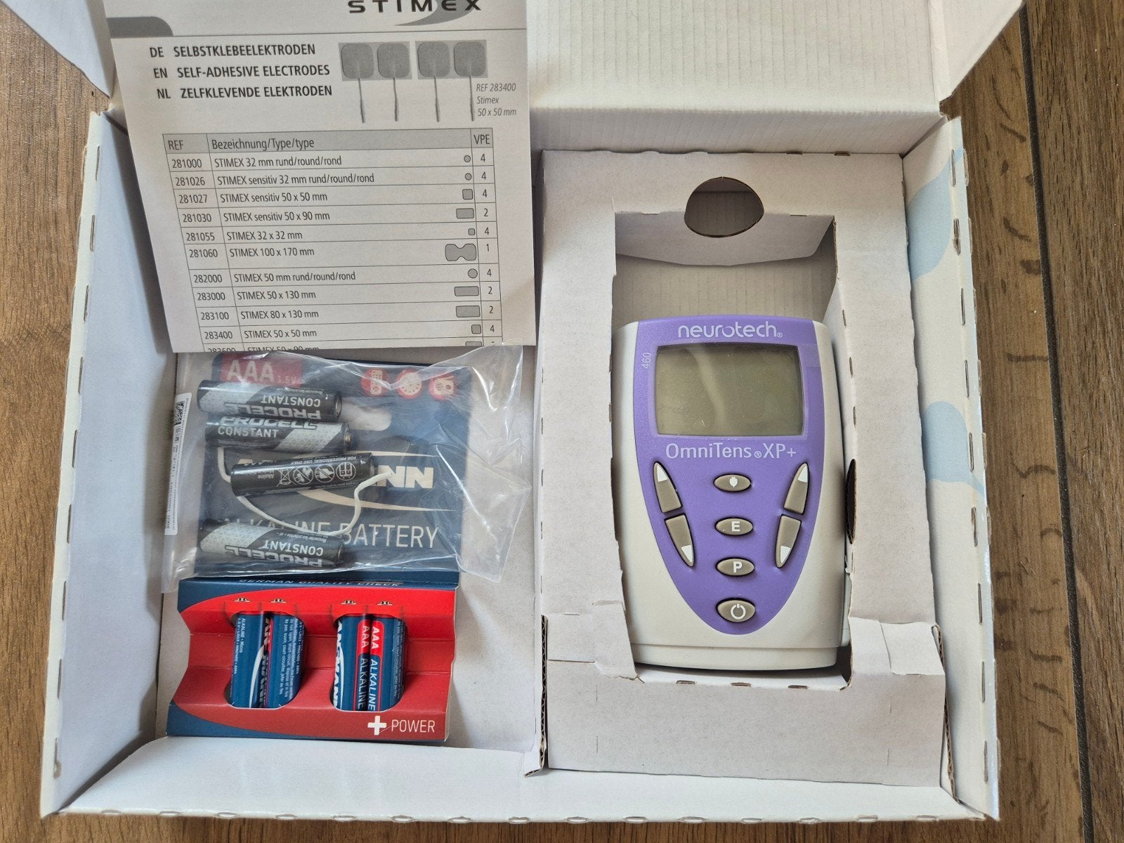 OmniTens XP+ TENS apparaat met accessoires, Ophalen of Verzenden, Overige typen