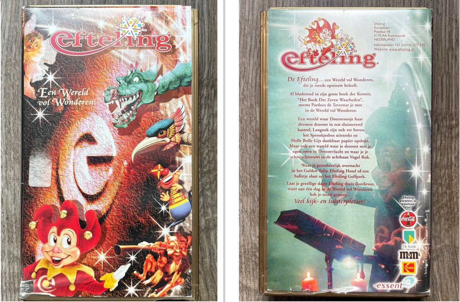 Efteling: Een Wereld Vol Wonderen (VideoBand), Ophalen of Verzenden
