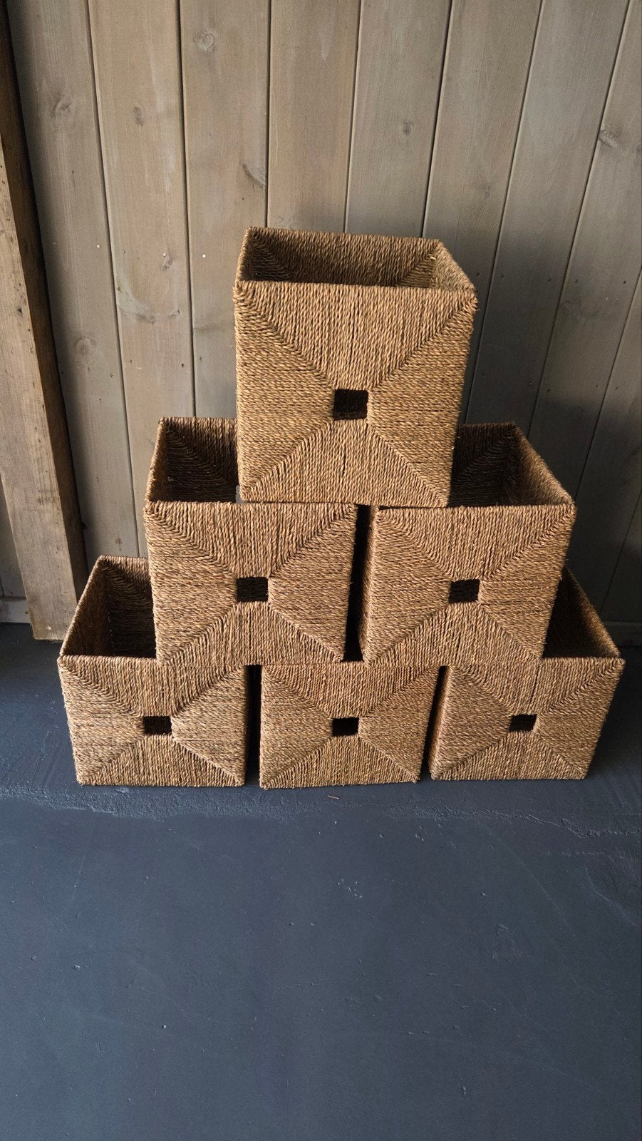 6 stuks - Mand zeegras (Knipsa Ikea), Overige materialen, Nieuw, Ophalen of Verzenden, Minder dan 150 cm