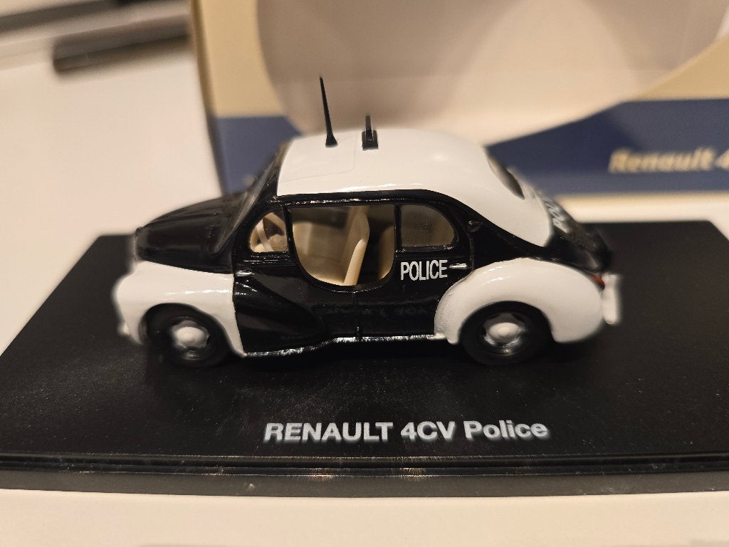 Renault 4 cv Police 1/43, Ophalen of Verzenden, Nieuw, Auto, Overige merken