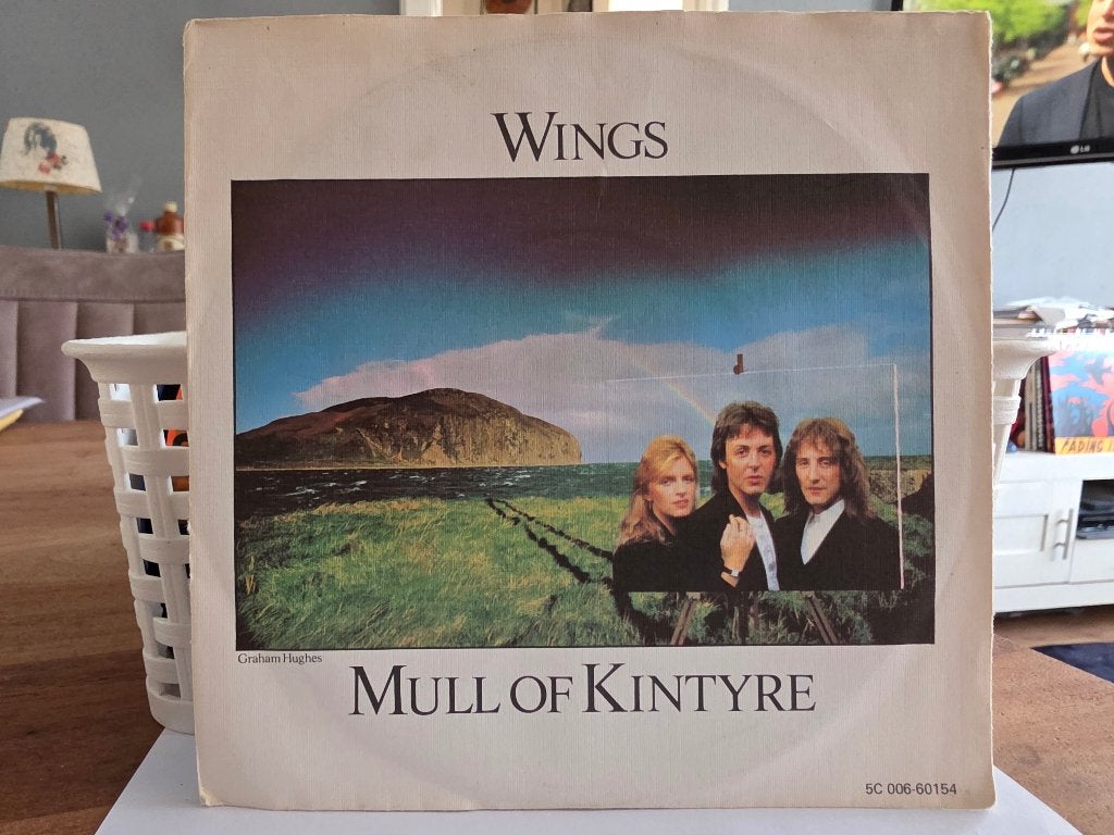 7" Single Wings - Mull Of Kintyre / Girls School, Cd's en Dvd's, Vinyl Singles, Gebruikt, 7 inch, Ophalen of Verzenden, Pop