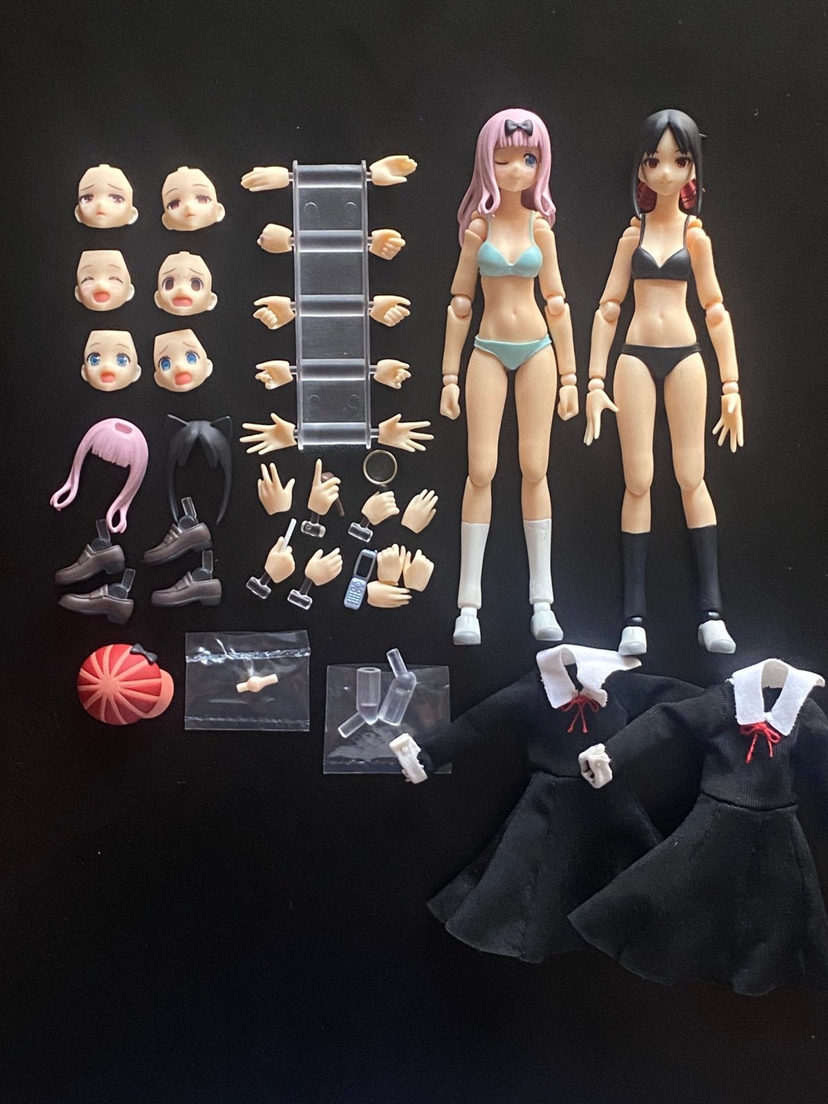 Figma Chika Fujiwara & Tensai-tachi Bikini & School Uniform, Ophalen of Verzenden