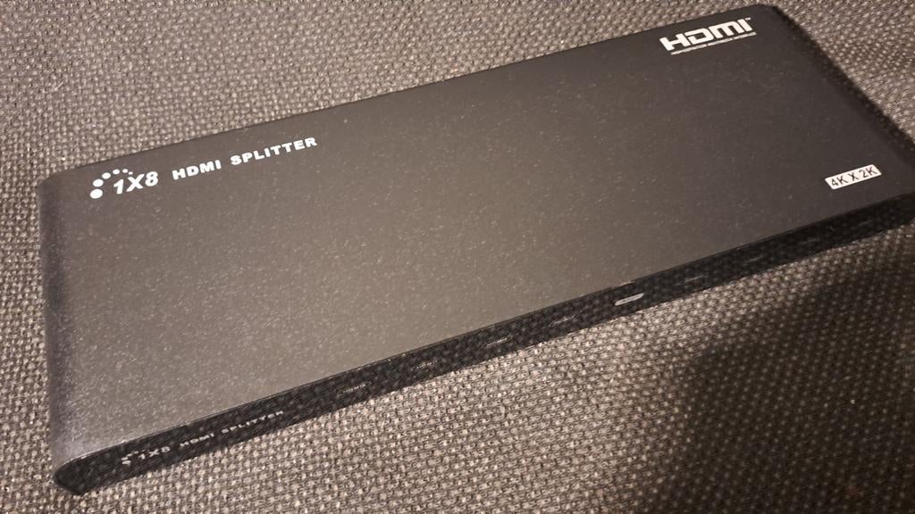 HDMI splitter, 8 poorts. Allteq 2.0 – Premium High Speed, Ophalen of Verzenden, Minder dan 2 meter, HDMI-kabel
