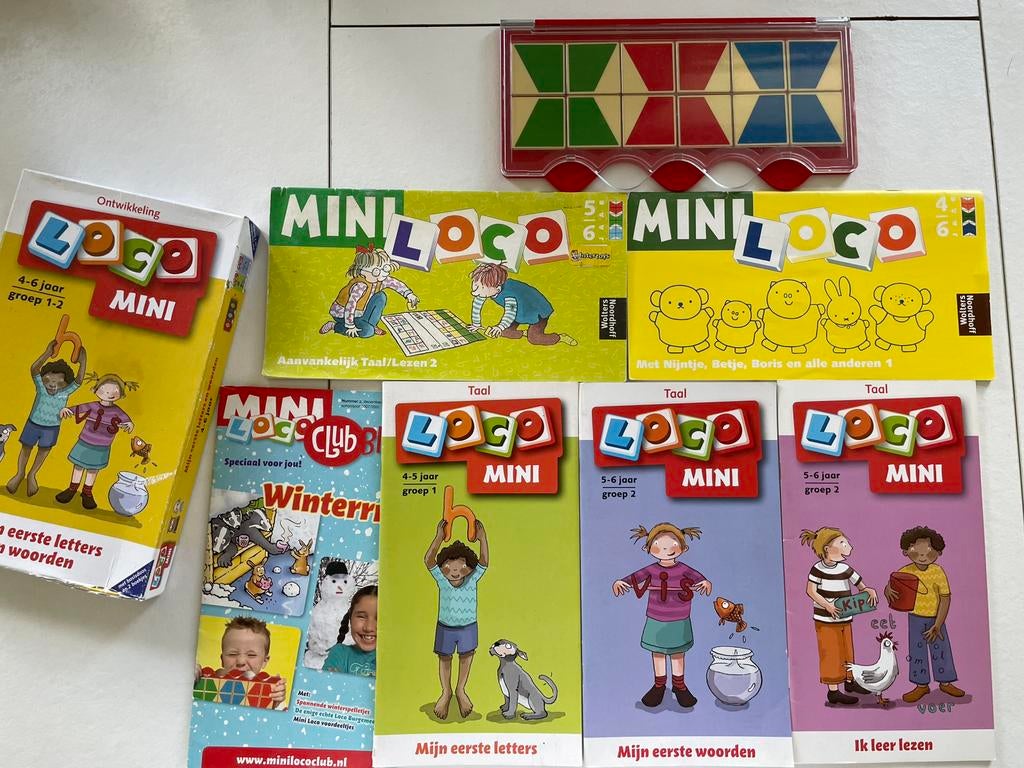 Loco Mini groep 1-2 taal letters woorden lezen Nijntje, Ophalen of Verzenden, Zo goed als nieuw