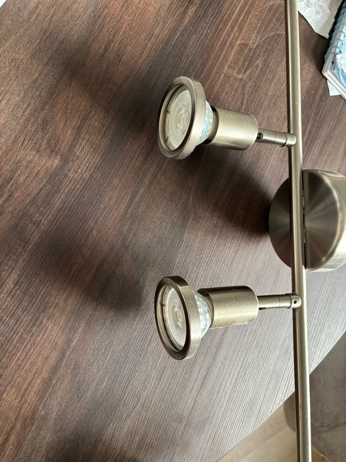 Moderne Opbouwspot met Twee Verstelbare Spots, GU10, Opbouwspot, Overige merken, Ophalen of Verzenden