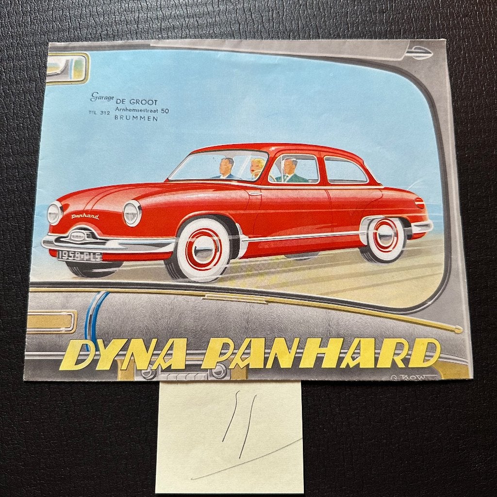 #11) PANHARD Dyna - 1958, Boeken, Verzenden, Gelezen, Overige merken