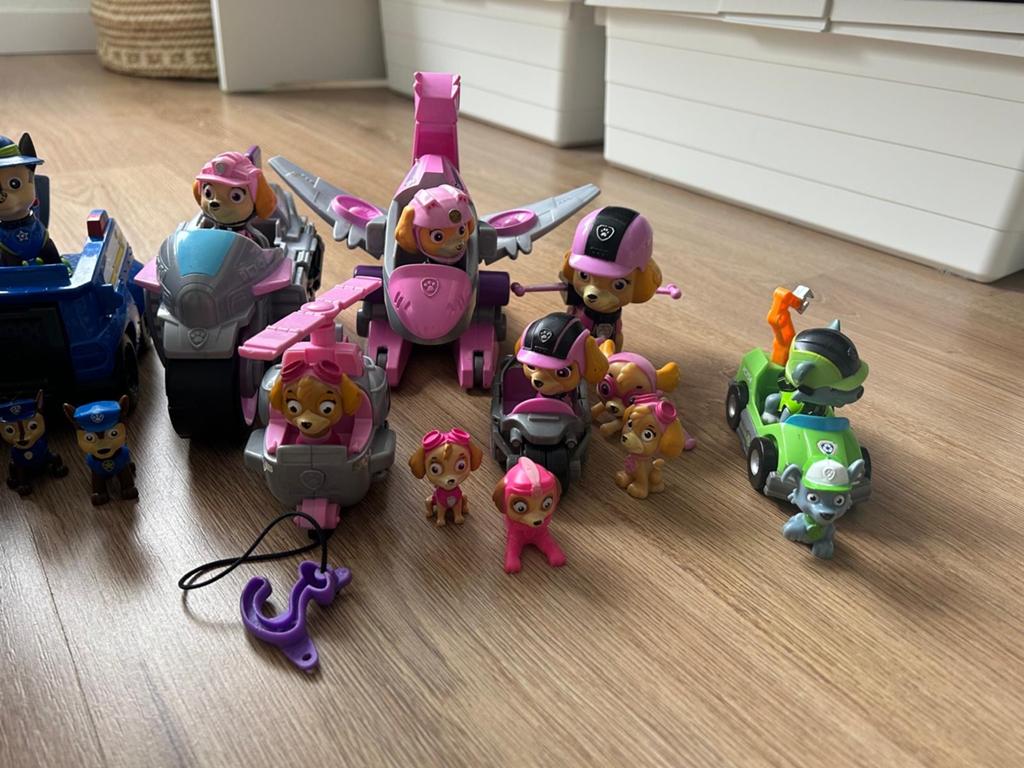 Grote Paw Patrol Speelgoed Collectie met Uitkijktoren, Ophalen, Gebruikt