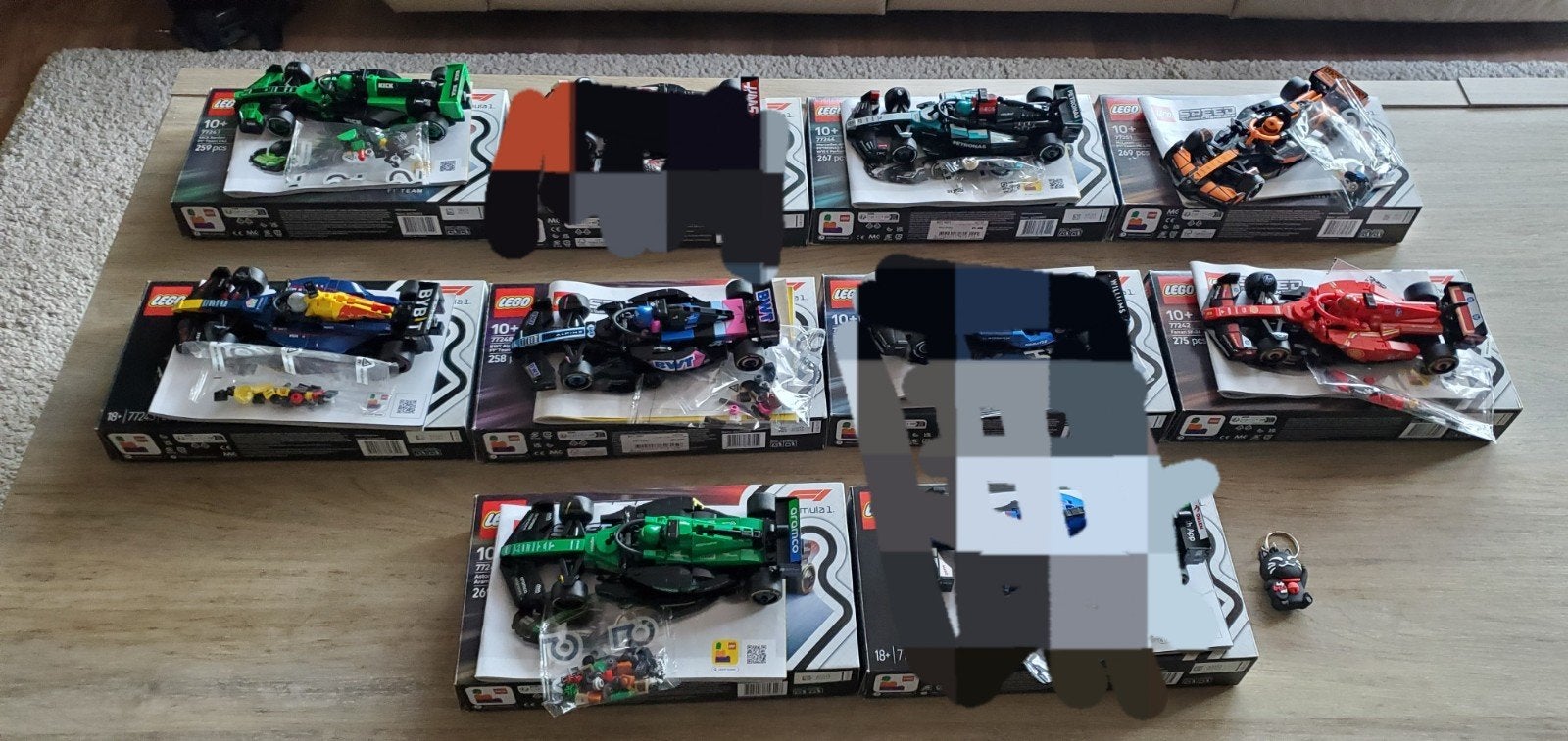 Lego speed champions F1 set 7 stuks
77242 , 77243 , 77244 ,, Ophalen of Verzenden, Zo goed als nieuw