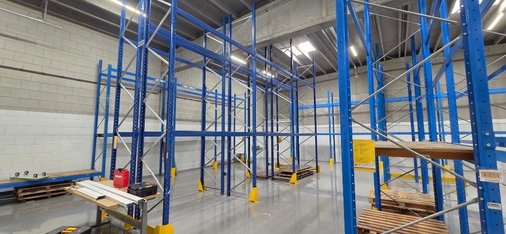 5X palletstelling gebruikt, Ophalen