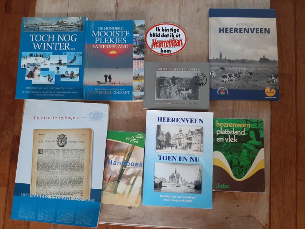 Boeken over Heerenveen/Friesland incl HISTORISCH HEERENVEEN, Ophalen, 20e eeuw of later, Gelezen