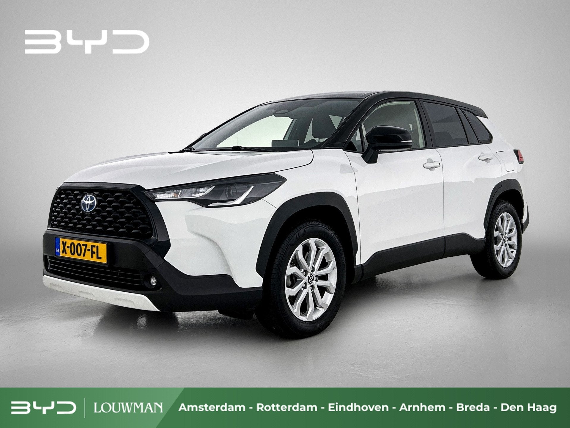 Toyota Corolla Cross 2.0 High Power Hybrid Active | Facelift, Stof, Gebruikt, 4 cilinders, Automatische klimaatregeling