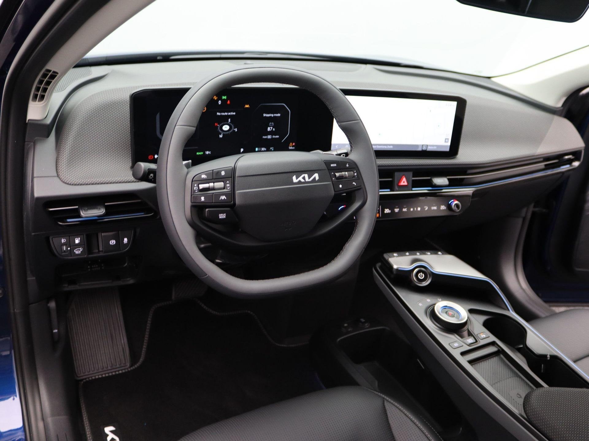 Kia EV6 Plus 84 kWh | Dodehoekdetectie | Elek. Stoelen | Ele, Auto's, Automaat, Achterwielaandrijving, 510 min, Blauw