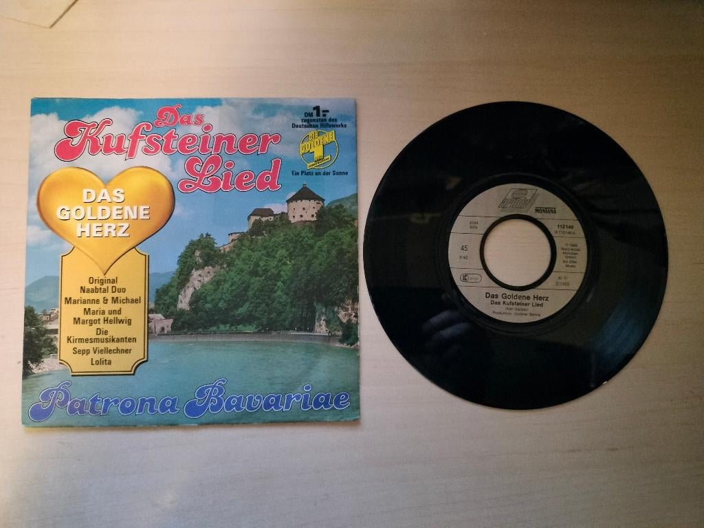 Das Goldene Herz - Das Kufsteiner Lied / Patrona Bavariae, Ophalen, Gebruikt, 7 inch, Single