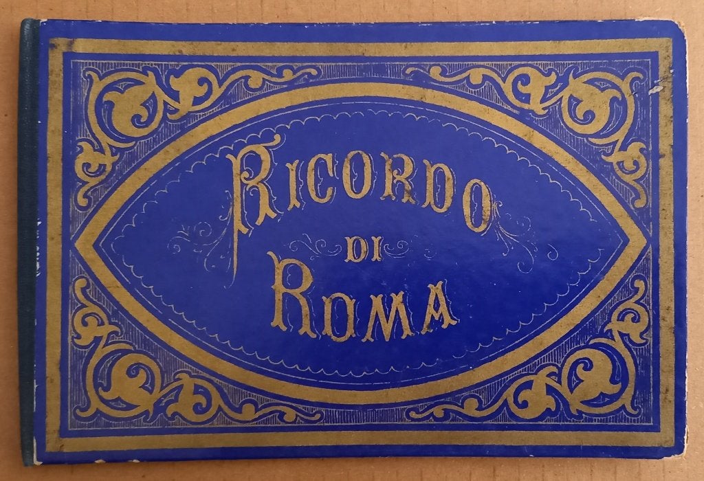 11598 Ricordo di Roma 12 Vedute Leporello Rome Italië, Antiek en Kunst, Ophalen of Verzenden